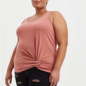 Torrid Knot Tank - Cupro Rusty Brown